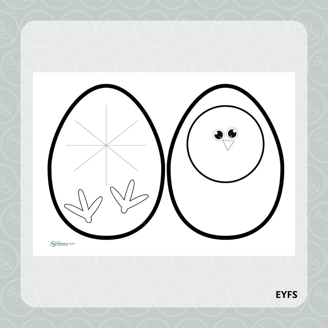 Easter Chick Pop-out Craft