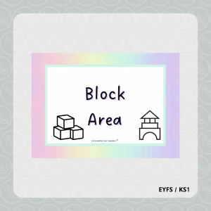 Area Signs - Pastel Ombre