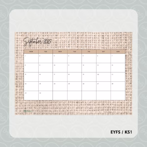 2025-2026 Monthly Calendar - Natural Hessian