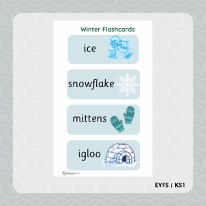 Winter Vocabulary Flashcards