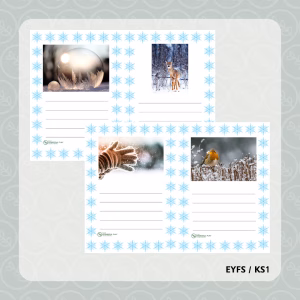 Winter Writing Frames