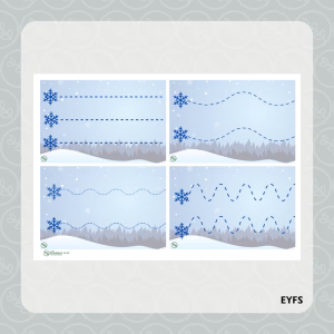 Winter Pre-Writing Patterns